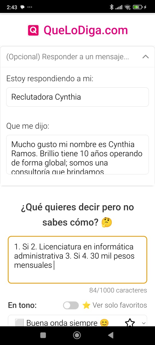 Captura de pantalla 2 QueLoDiga